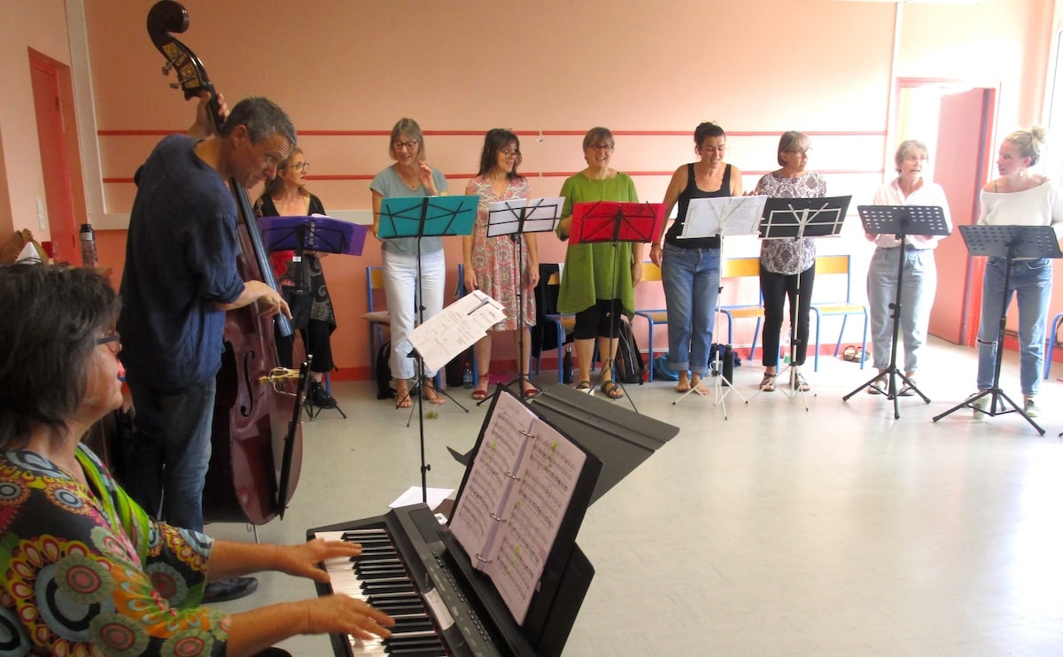 Stage de chant choral Etel (Bretagne) dir Anne Le Bot